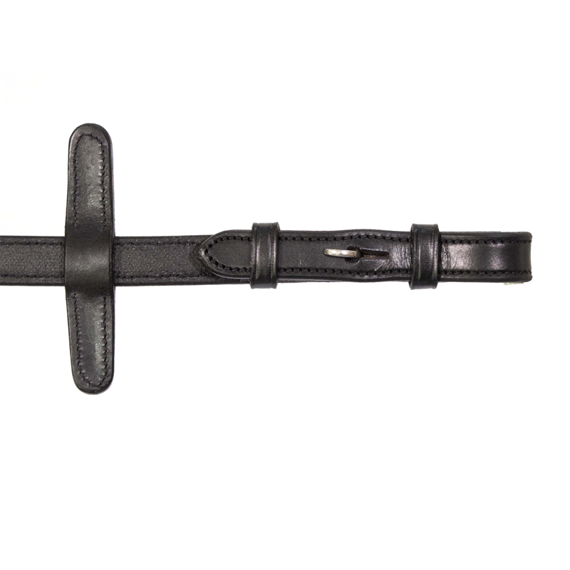 Henry James BioThane Bio Grip Rubber Reins - Black-1